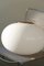 Weiße Vintage Murano Veluce Deckenlampe mit Blasen 3