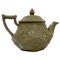 19th Century Etruria Drab Stoneware Smear-Glazed Teapot from Wedgwood 1