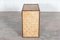 Mid-Century French Oak Faux Bamboo & Rattan Herringbone Cabinet, 1960s 12