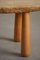 Vintage Table in Pine with Club Legs, 1950s, Image 4