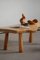 Vintage Table in Pine with Club Legs, 1950s, Image 9