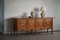 Mid-Century Danish Brutalist Low Sideboard in Oak, 1950s 3