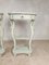 Antique Bedside Tables with Old Light Green Patina, Set of 2 9