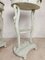 Antique Bedside Tables with Old Light Green Patina, Set of 2, Image 2
