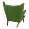 Papa Bear with Green Hallingdal Fabric By Hans J. Wegner 4