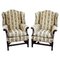 Victorian Wing Back Lounge Chairs, 1880, Set of 2 1