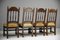 Victorian Dining Chairs in Oak, Set of 4 10