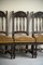 Victorian Dining Chairs in Oak, Set of 4 9