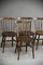 Antique Ibex Penny Chairs, Set of 6 4
