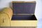 Vintage Box Ottoman with Gold Fringe 11