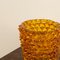Rostrato Amber and Crystal Murano Glass Vase, Italy, Image 11