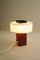Mid-Century Model 45125/11 Bedside Lamp in Bordeaux Red from Kaiser Leuchten, 1960s, Image 8