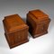 Antique English William IV Nightstands, Set of 2 7