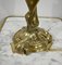 Lampada Art Nouveau in bronzo dorato, Immagine 10