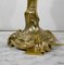 Lampada Art Nouveau in bronzo dorato, Immagine 9