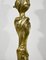 Lampada Art Nouveau in bronzo dorato, Immagine 7