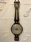 Large Antique George III Brass Inlaid Mahogany Banjo Barometer by A Abraham, Liverpool, 1830s 1