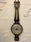 Large Antique George III Brass Inlaid Mahogany Banjo Barometer by A Abraham, Liverpool, 1830s, Image 1