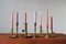 Vintage Brass Candlesticks, 1960s, Set of 7, Image 2