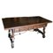 19th Century Spanish Walnut Dining Table with 2 Drawers in the Waist, Image 2