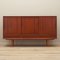 Credenza alta vintage in teak, Danimarca, anni '60, Immagine 1