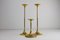 Vintage Danish Brass Candleholders by Torben Ørskov 1960s, Set of 6 9