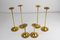 Vintage Danish Brass Candleholders by Torben Ørskov 1960s, Set of 6 2