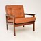 Danish Leather Capella Armchair by Illum Wikkelso, 1960s 1