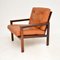 Danish Leather Capella Armchair by Illum Wikkelso, 1960s 3