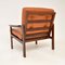 Danish Leather Capella Armchair by Illum Wikkelso, 1960s 5