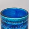 Blue Rimini Collection Vase by Aldo Londi for Bitossi, 1960s 3
