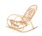 Mid-Century Modern Bamboo and Rattan Children's Rocking Chair, 1970s 2