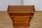 Mid-Century Teak Shelf with Pull-Out Top, 1970s 8