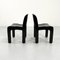 Black Model 4868/69 Universale Chair by Joe Colombo for Kartell 3