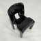 Schwarzer Modell 4868/69 Universale Stuhl von Joe Colombo für Kartell 4