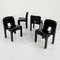 Black Model 4869 Universale Chair by Joe Colombo for Kartell, 1970s, Image 8