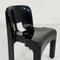 Black Model 4869 Universale Chair by Joe Colombo for Kartell, 1970s 3
