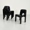 Black Model 4869 Universale Chair by Joe Colombo for Kartell, 1970s, Image 6