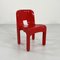 Red Model 4869 Universale Chair by Joe Colombo for Kartell, 1970s 1