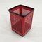 Red Paper Bin from Neolt, 1980s, Image 1