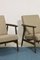 Checkered Fabric Armchairs attributed to Henryk Lis, 1970s, Set of 2 6