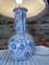 Vintage Blue And White Earthenware Lamp, 1980s 9