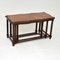 Antique Inlaid Walnut Nesting Tables, 1920s, Set of 3 12