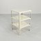 White Demetrio 45 Stacking Side Tables by Vico Magistretti for Artemide, 1970s, Set of 3 1