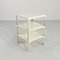 White Demetrio 45 Stacking Side Tables by Vico Magistretti for Artemide, 1970s, Set of 3, Image 1