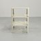 White Demetrio 45 Stacking Side Tables by Vico Magistretti for Artemide, 1970s, Set of 3 4