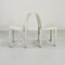 White Selene Chairs by Vico Magistretti for Artemide, 1970s, Set of 4 5