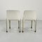 Weiße Selene Stühle von Vico Magistretti für Artemide, 1970er, 4er Set 3