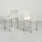 White Selene Chairs by Vico Magistretti for Artemide, 1970s, Set of 4 1