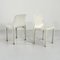 White Selene Chairs by Vico Magistretti for Artemide, 1970s, Set of 4, Image 1